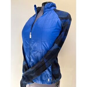 Smartwool Women's Blue Full Zip Puffer Insulated Quilted Jacket Large